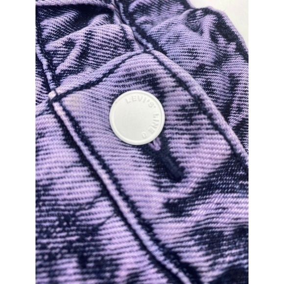 RARE Levis LINE 8 “SAMPLE GARMENT” Cropped Jeans - Picture 3 of 8